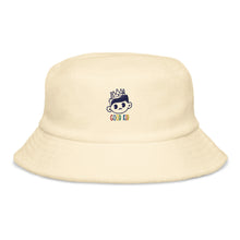 Load image into Gallery viewer, Good Kid Embroidered Terry cloth bucket hat
