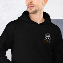 Load image into Gallery viewer, Good Kid Unisex Black Embroidered Hoodie
